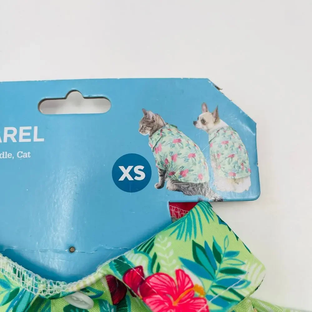VIBRANT LIFE Pet Apparel Hawaiian Shirt Size Extra Small NWT For Dogs 5-10lbs